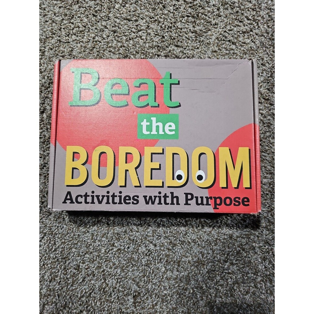 Beat The Boredom Box Activities With Purpose Active Hands Mine Get Well Soon New